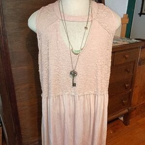 Torrid Super Soft Knits Baby Doll Halter Rose Top Blouse Plus Size 5X 28 NWT